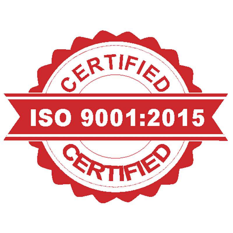 9001:2015 ISO-Certified Logo